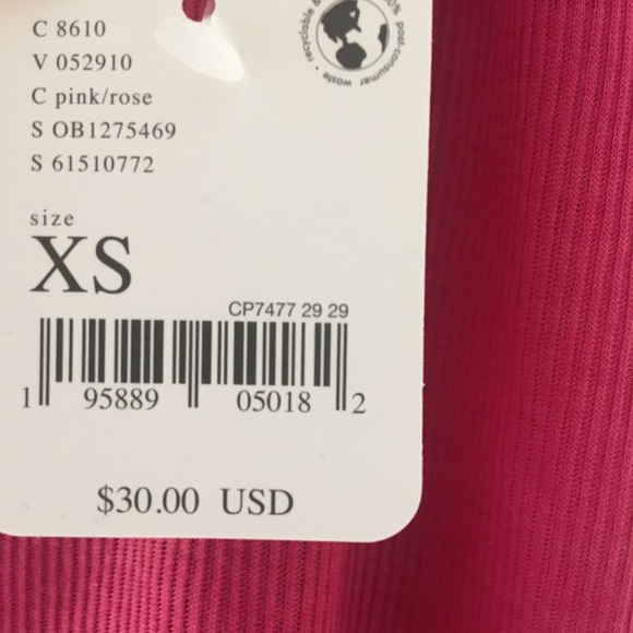 Free People Movement Tank Top Pink Size XS NWT - Picture 5 of 6